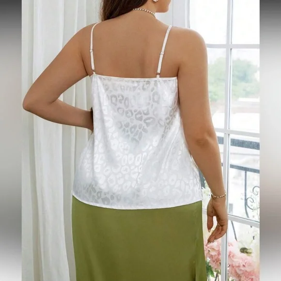 Elegant Pink Lace Cami Top